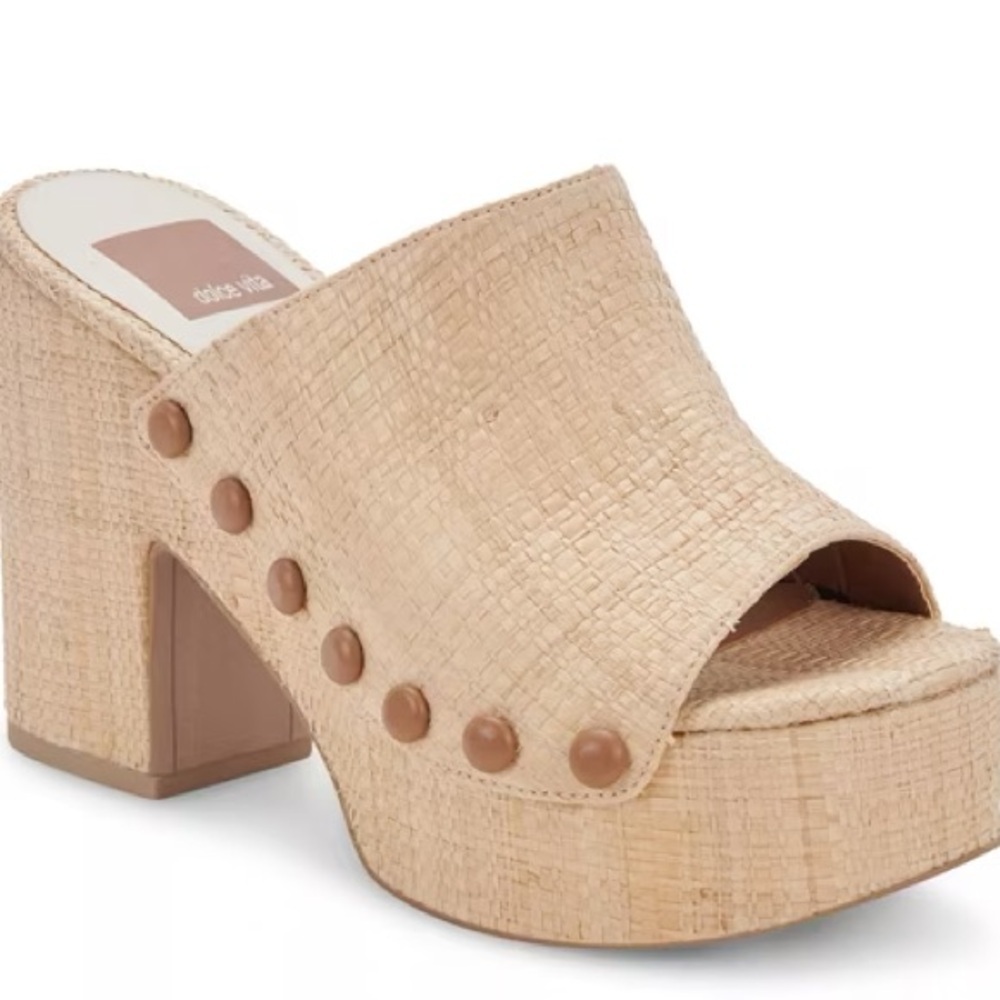 Dolce Vita Emol Platform Sandal Mules Size 5.5